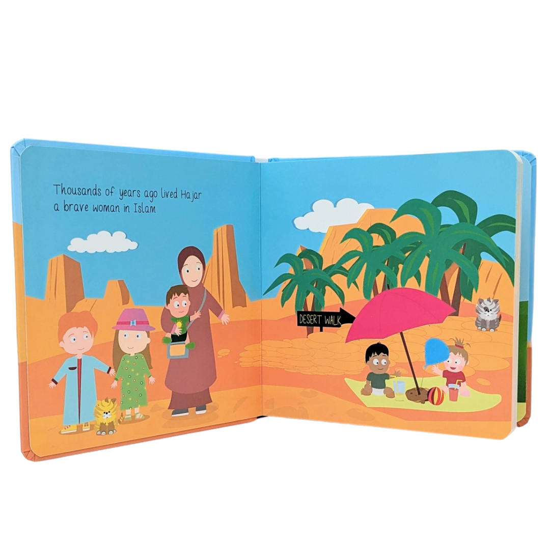 Mini & Mama: The Story of Hajar and the Zamzam Well - Sabiqounbooks