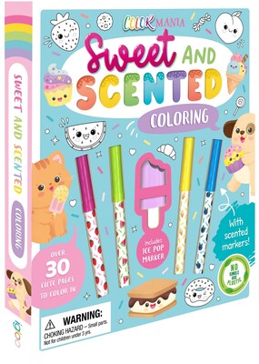Color mania Sweet and Scented Coloring with scented markers - Sabiqounbooks