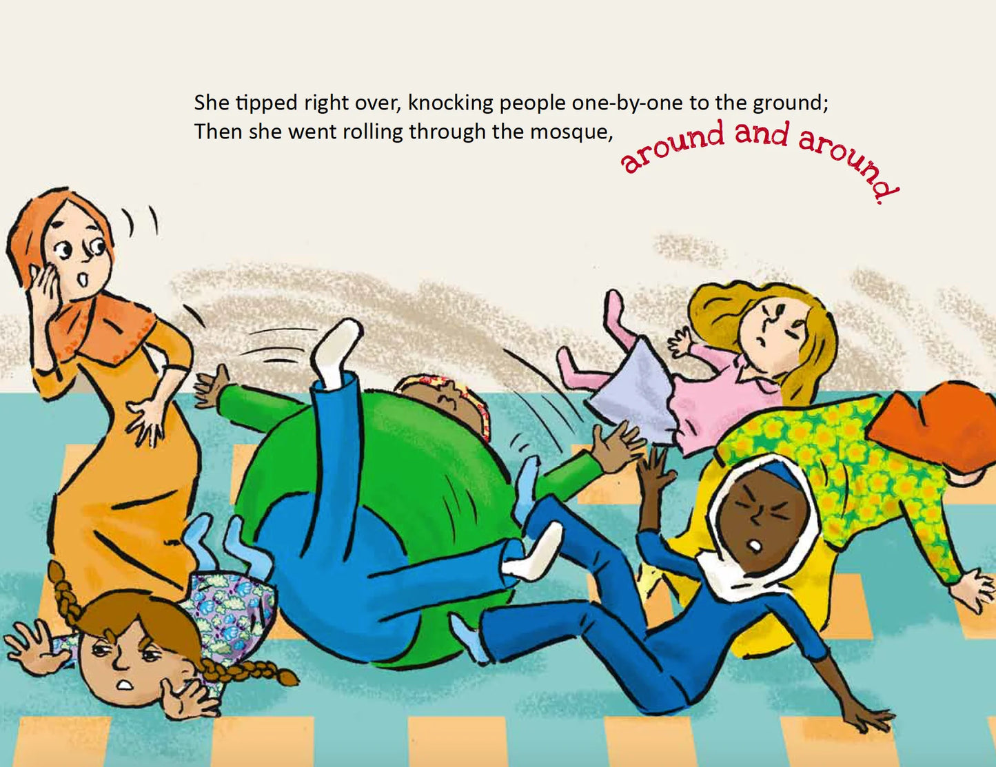 There was an old Auntie who swallowed a Samosa - Sabiqounbooks