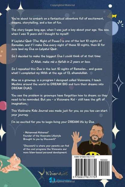 The Dream Dua Journal for kids: My secret plan to live life by Dua (paperback) - Sabiqounbooks