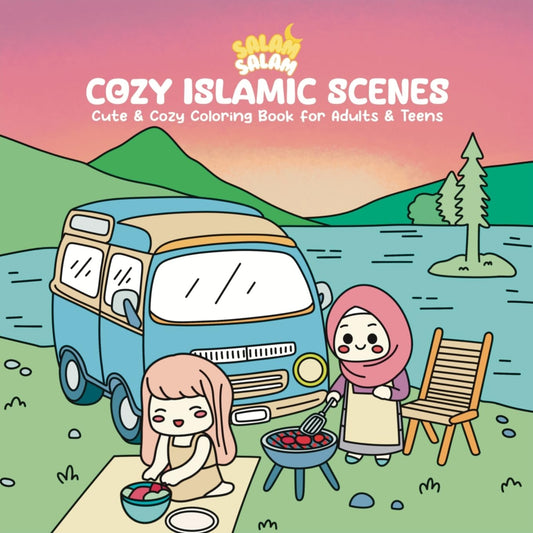 Cute and cozy coloring book - Sabiqounbooks
