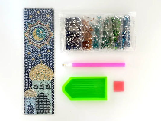 Masjid Acrylic Bookmark - Diamond Painting Kit