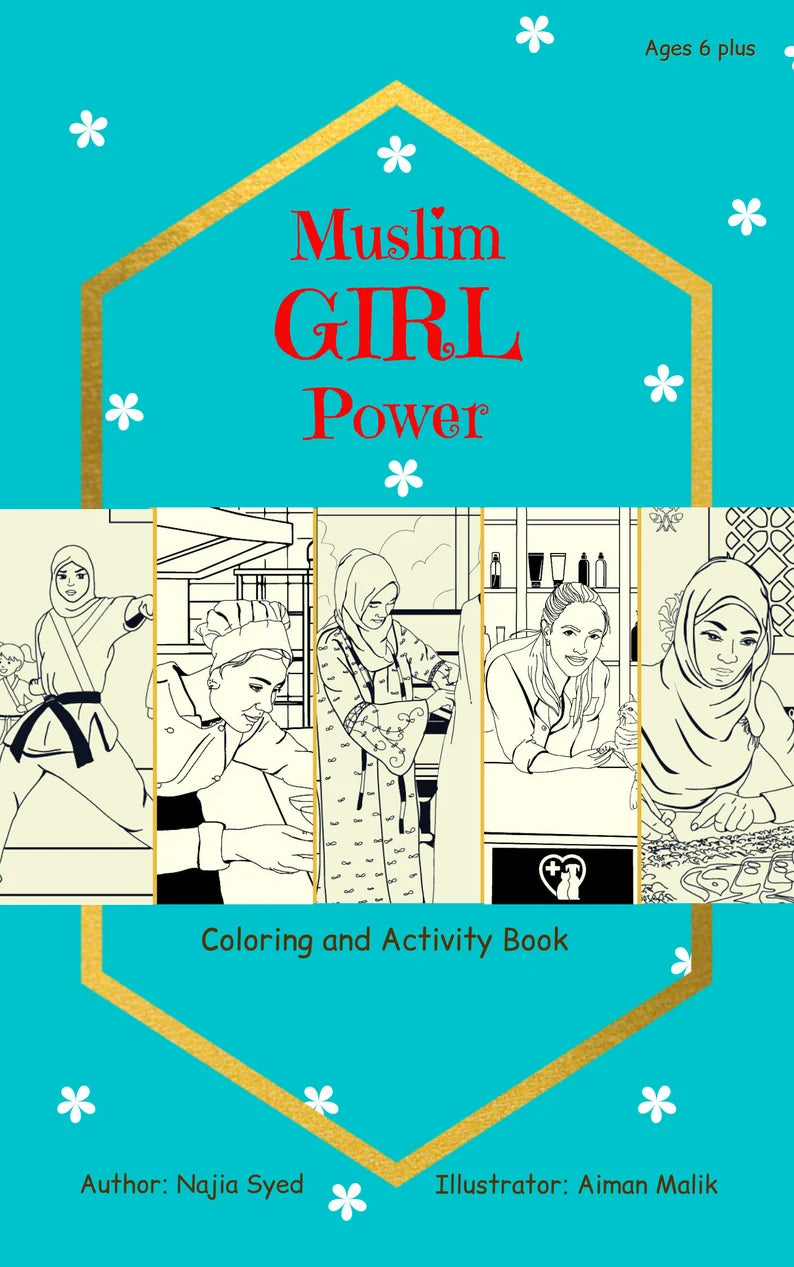 Muslim Girl power: Coloring book - Sabiqounbooks