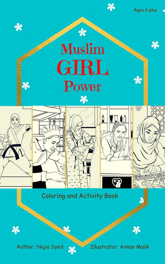Muslim Girl power: Coloring book