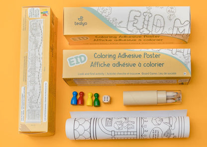 Eid Adhesive Coloring Poster - Sabiqounbooks