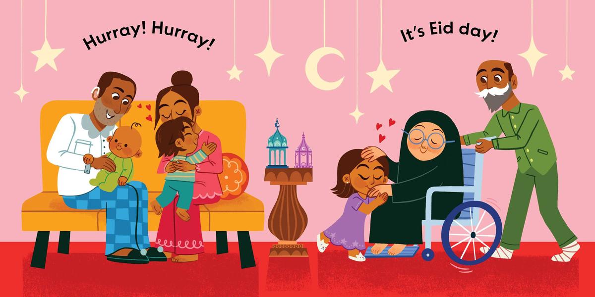 Excited for Eid (An Our Neighborhood Series Board Book for Toddlers Celebrating Islam)