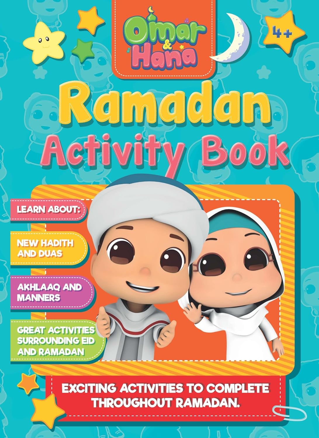 Omar & Hana Ramadan Activity Book: Exciting Activities to Complete Throughout Ramadan - Sabiqounbooks