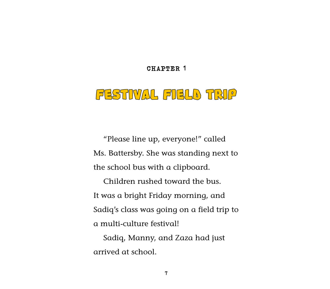 Sadiq and the Festival of Cultures - Sabiqounbooks