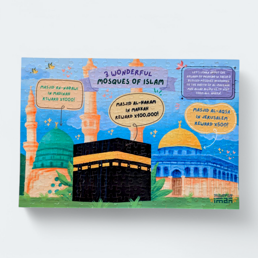 3 Wonderful Mosques of Islam Puzzle [Level - 3] - Sabiqounbooks