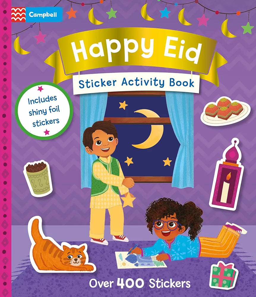 Happy Eid Stickers Activity - Sabiqounbooks