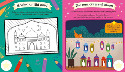 Happy Eid Stickers Activity - Sabiqounbooks