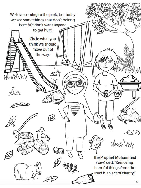 The Adventures of Malik and Ameerah (Activity Book) - Sabiqounbooks