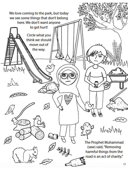 The Adventures of Malik and Ameerah (Activity Book) - Sabiqounbooks