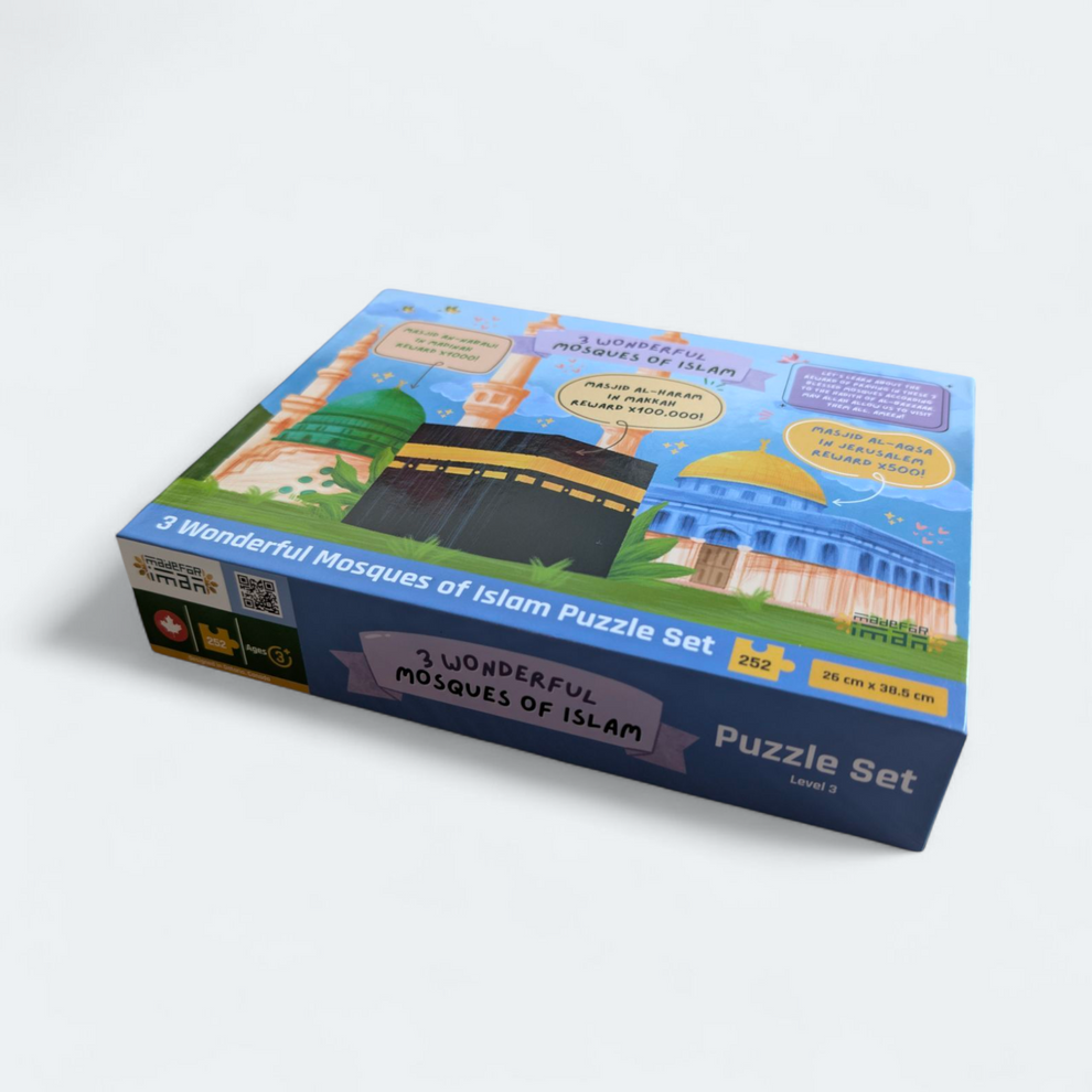 3 Wonderful Mosques of Islam Puzzle [Level - 3] - Sabiqounbooks