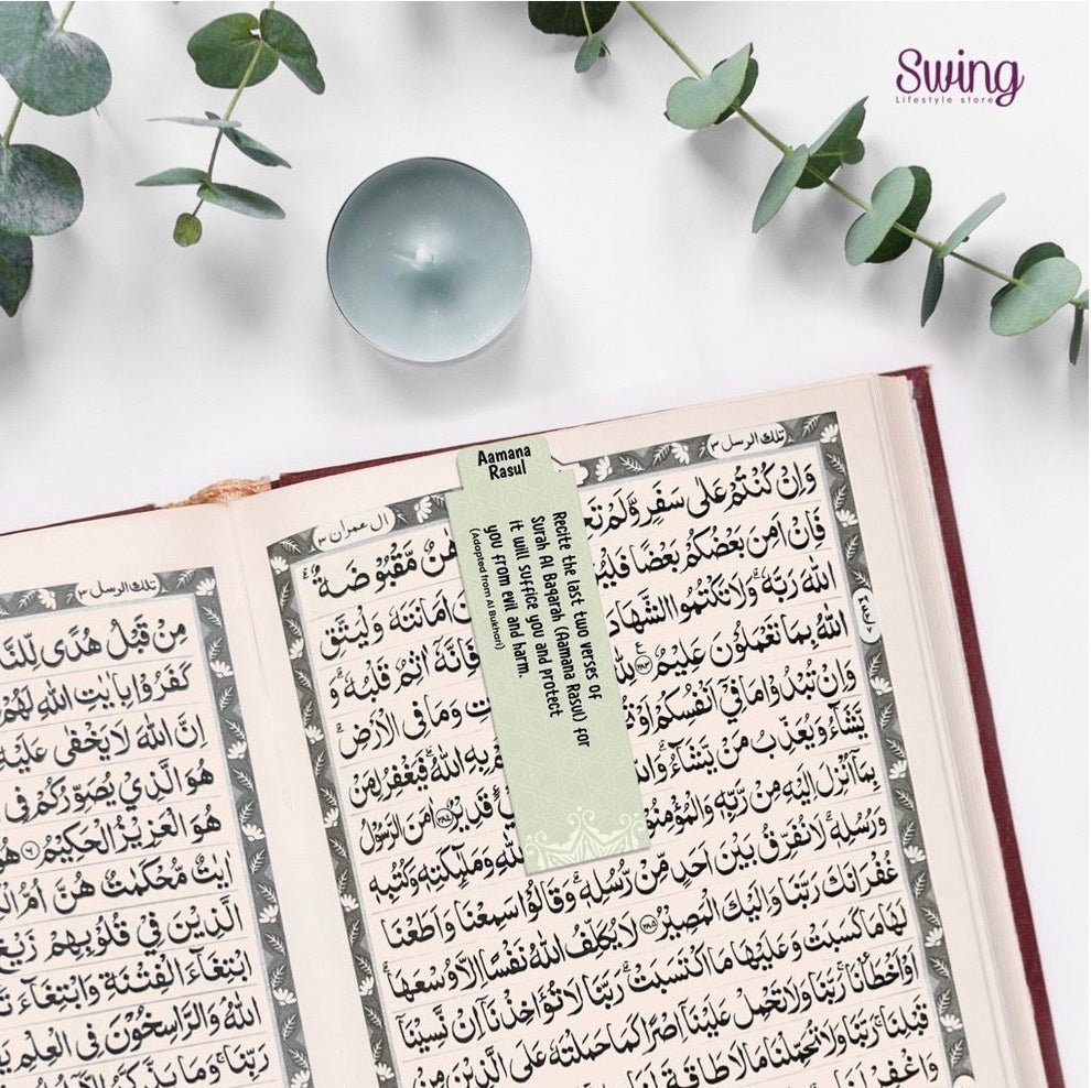 Quran Virtues Page Bookmark with Magnet - Sabiqounbooks