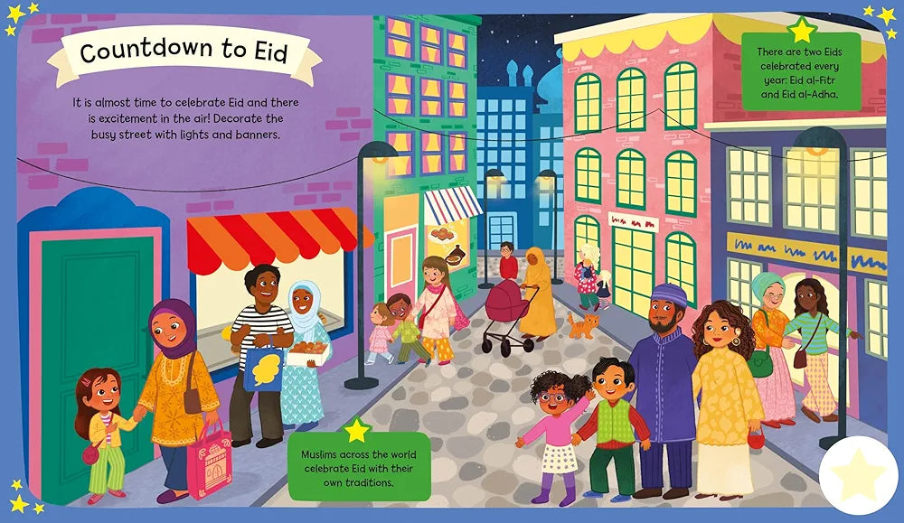 Happy Eid Stickers Activity - Sabiqounbooks