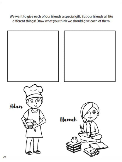 The Adventures of Malik and Ameerah (Activity Book) - Sabiqounbooks