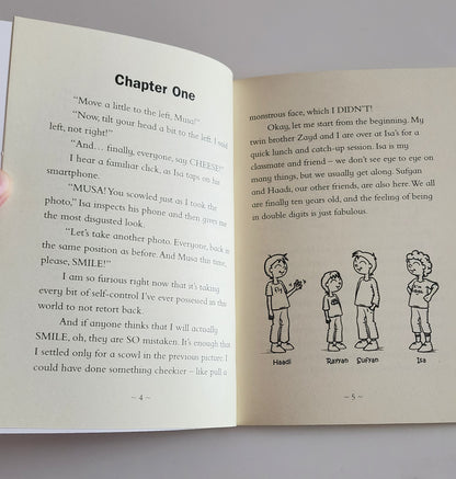 Zayd and Musa in The trouble with videos - Sabiqounbooks