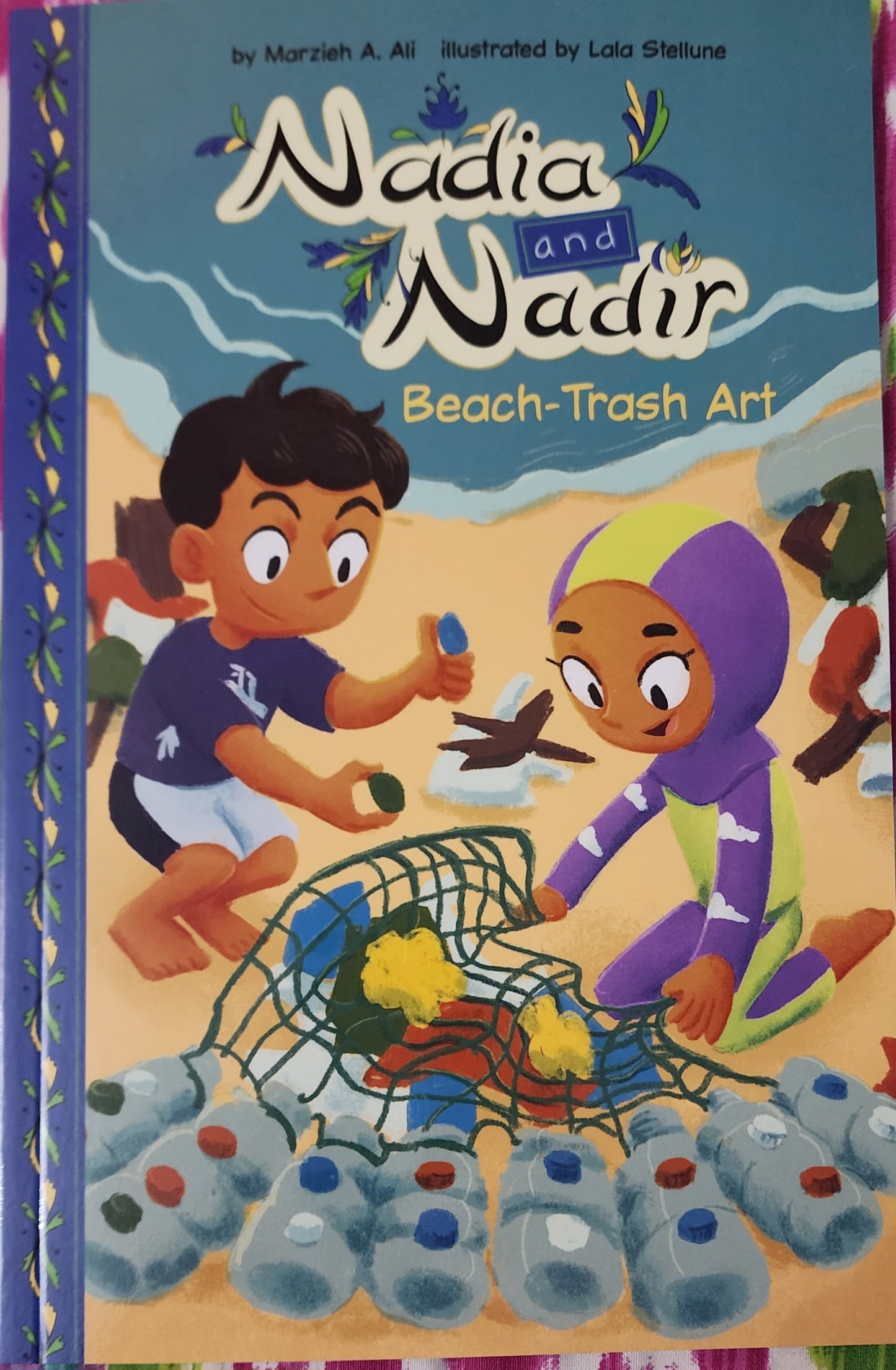 Nadia and Nadir: Beach Trash Art - Sabiqounbooks