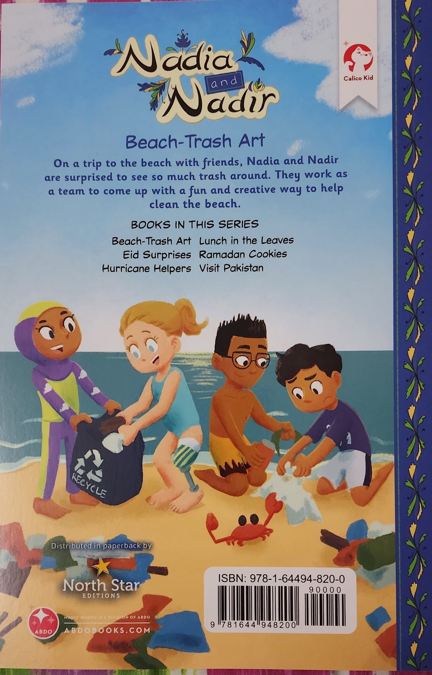 Nadia and Nadir: Beach Trash Art