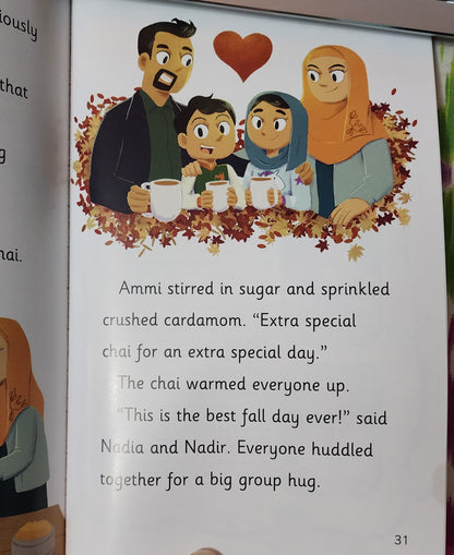 Nadia and Nadir Lunch in Leaves - Sabiqounbooks